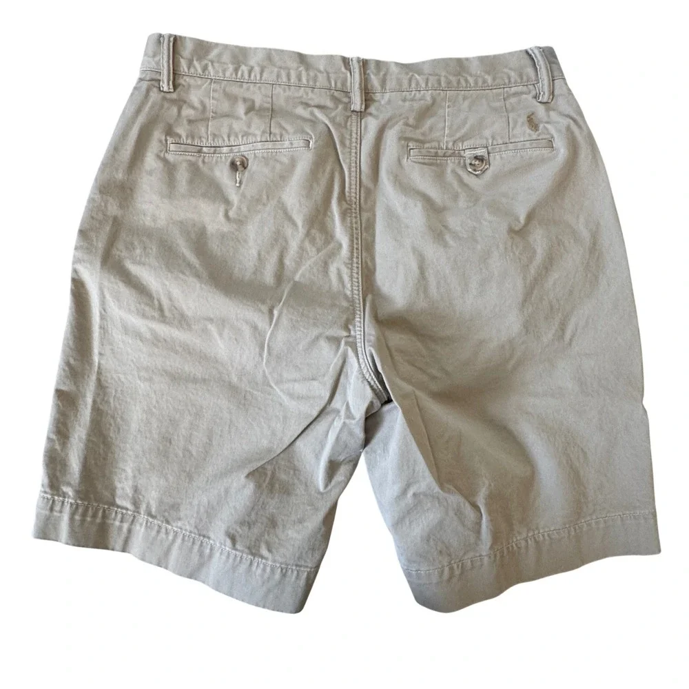 Polo Ralph Lauren Men Classic Fit 9" Chino Shorts Tan Khaki Cotton Stretch 32 - Picture 2 of 8